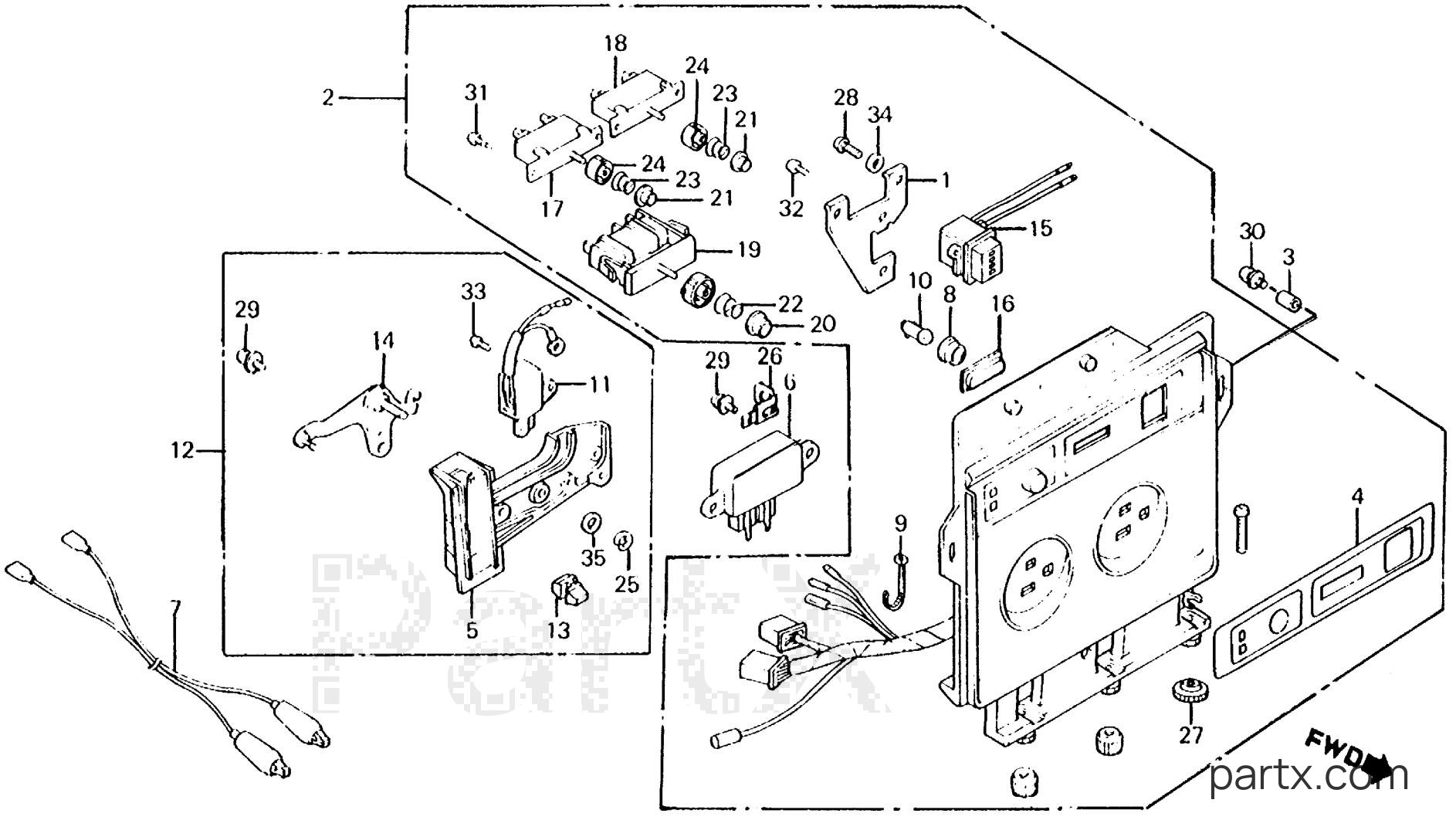 Honda EX800 A - PANEL