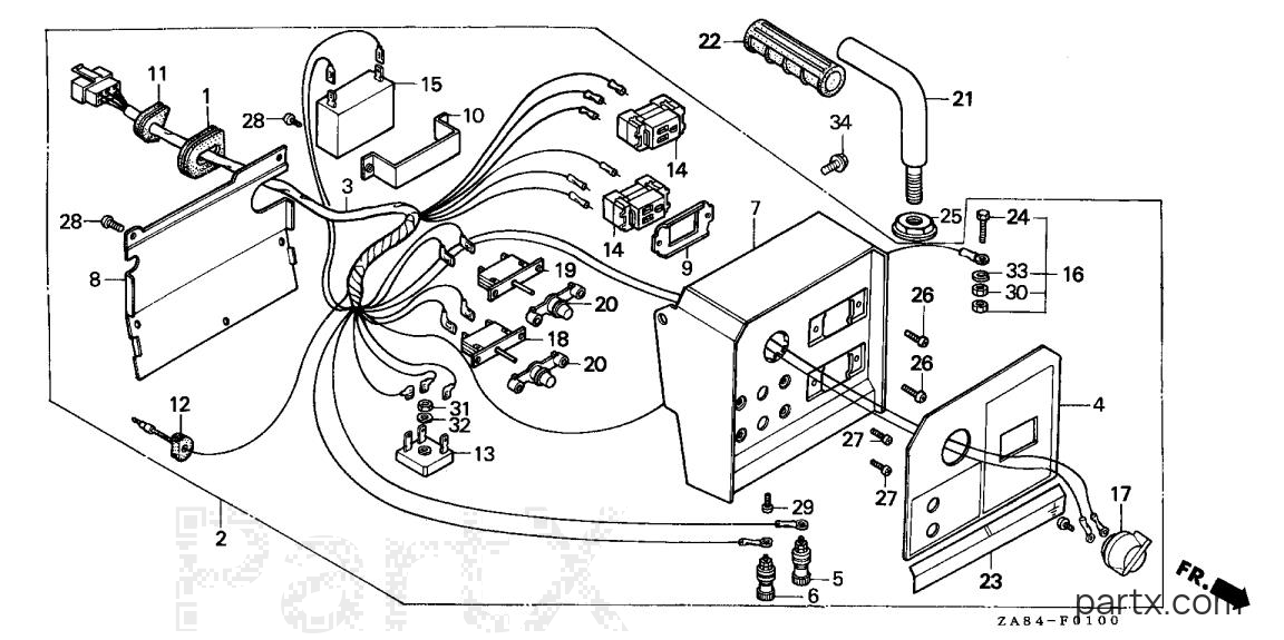 Honda EG650 A2 - EG650 CONTROL BOX