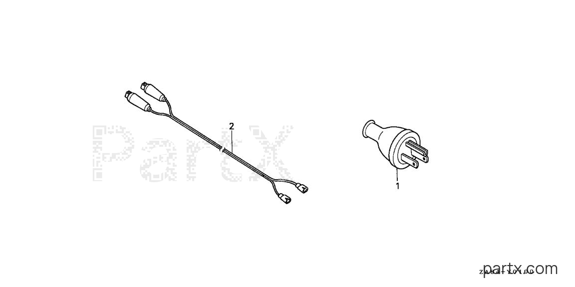 Honda EM650 A - RECEPTACLE PLUG