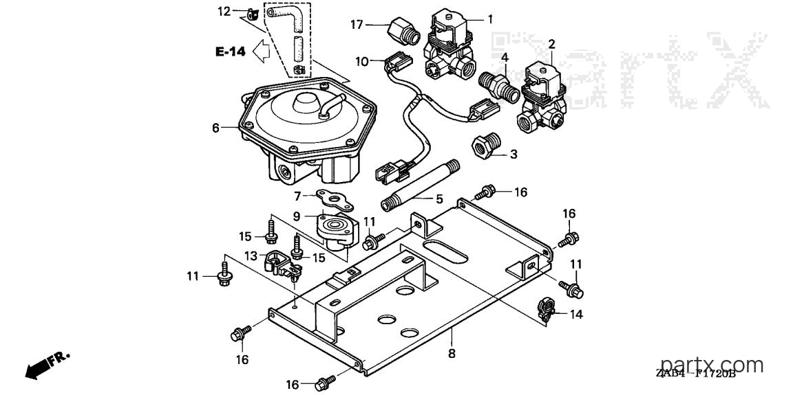 Honda EM6000GP A - FUEL SYSTEM