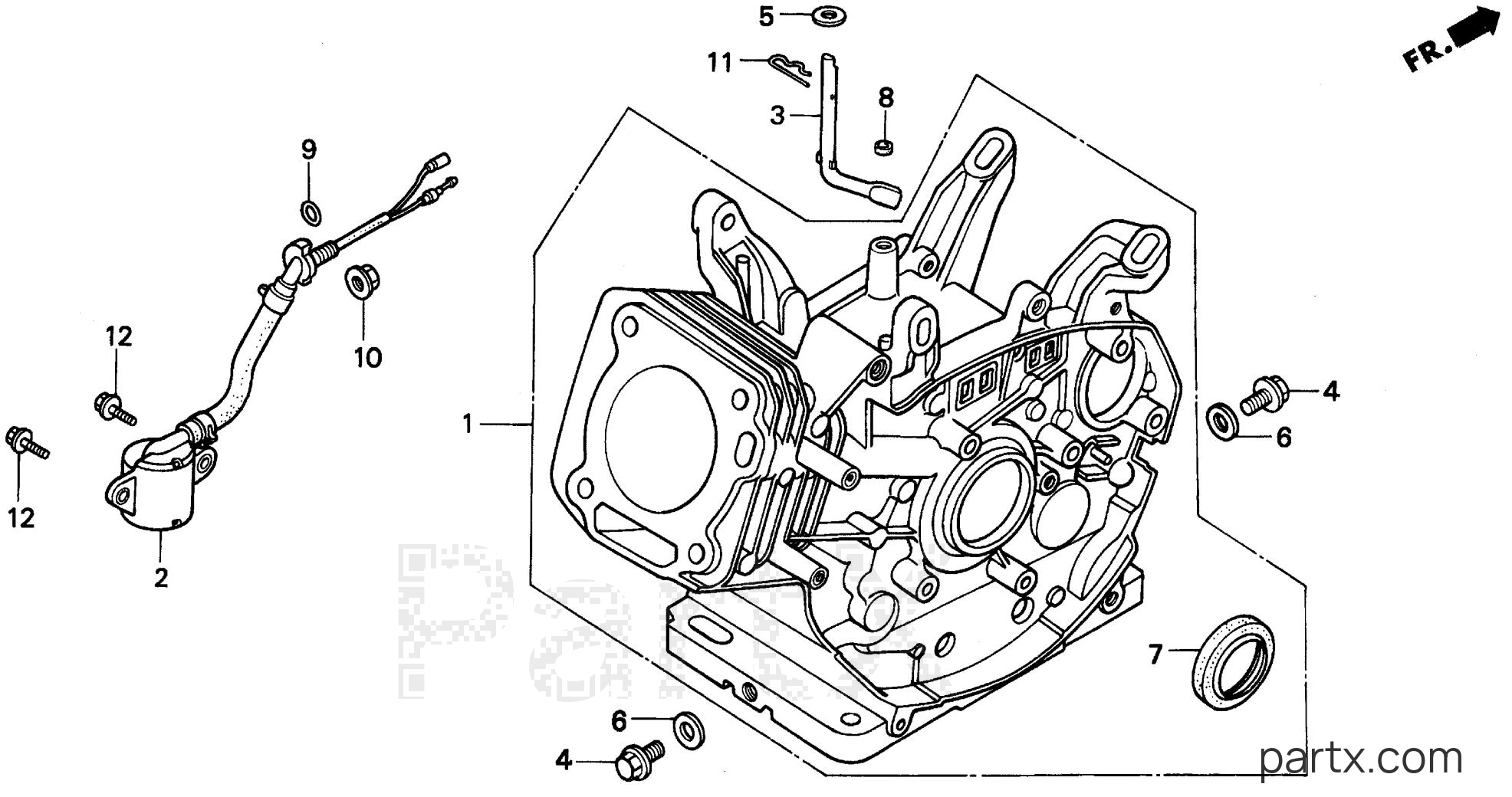 Honda EM3500X A - CYLINDER