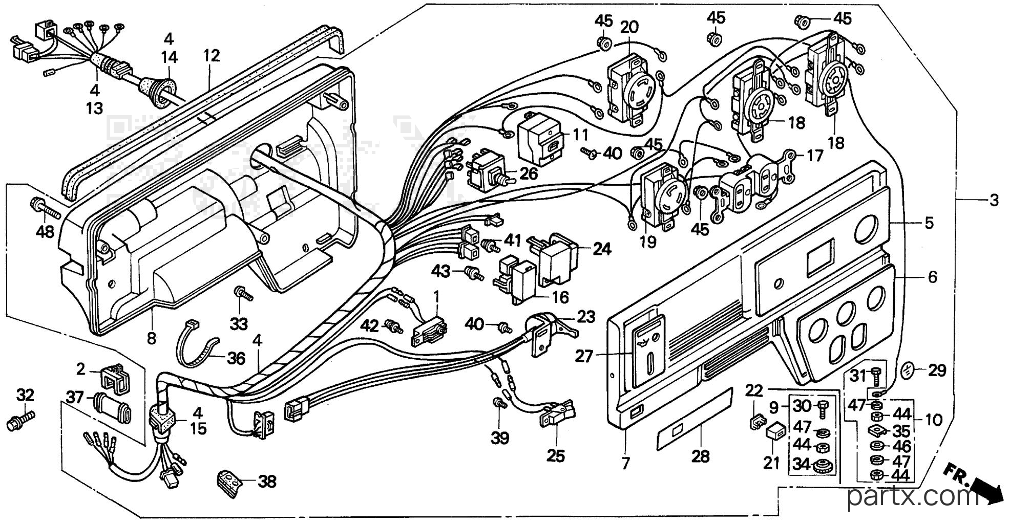 Honda EB3500X A - CONTROL BOX (EB3500X)