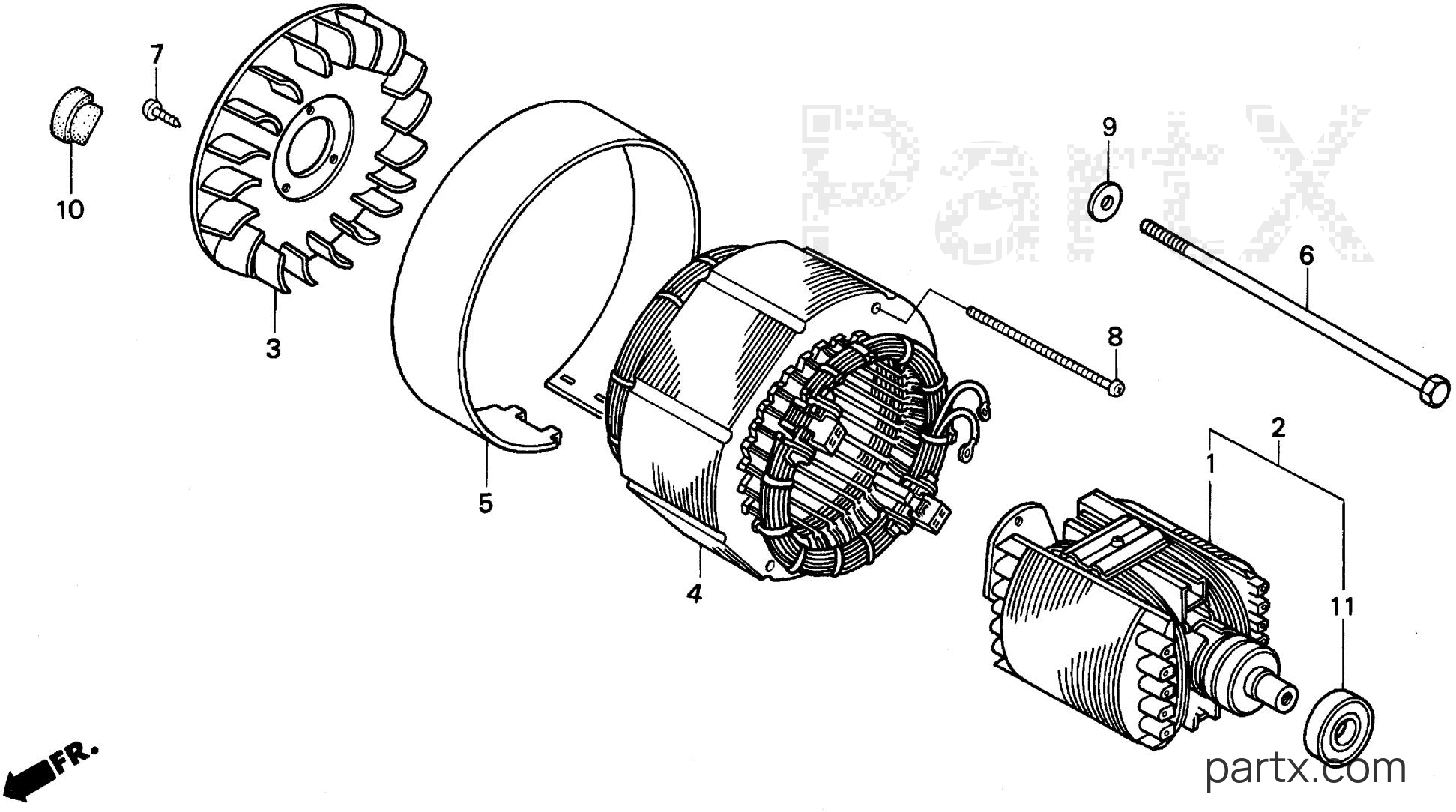 Honda EB3500X A - STATOR