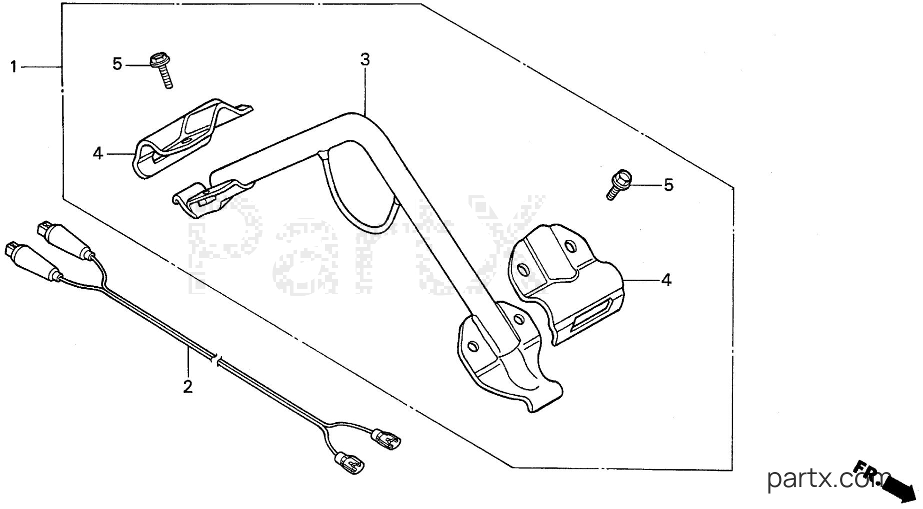 Honda EM3500X A - HANGER (EM~@@~@@ EB)