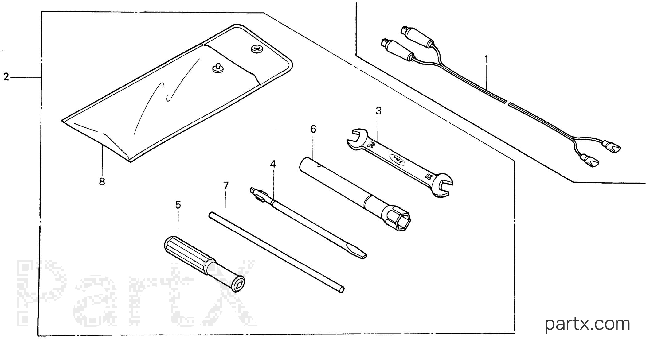 Honda EX2200 A - TOOLS
