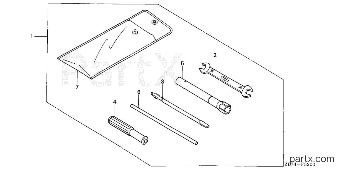 Honda EX3300S A - TOOLS