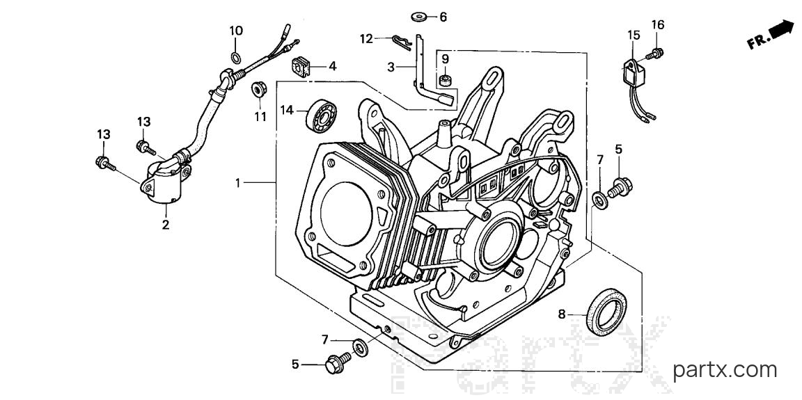 Honda EX4500S A - CYLINDER