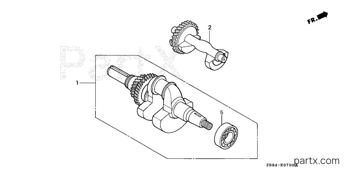 Honda EX4500S A - CRANKSHAFT