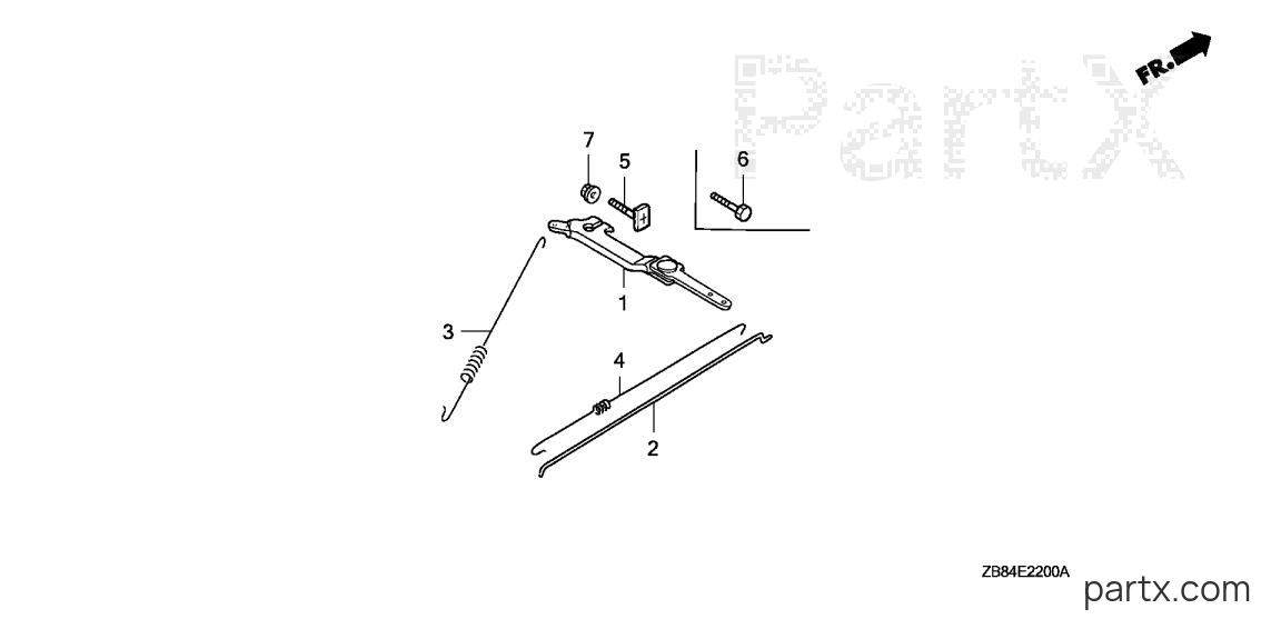 Honda EX4500SK1 A - GOVERNOR ARM