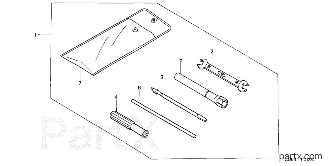 Honda EX4500S A - TOOLS
