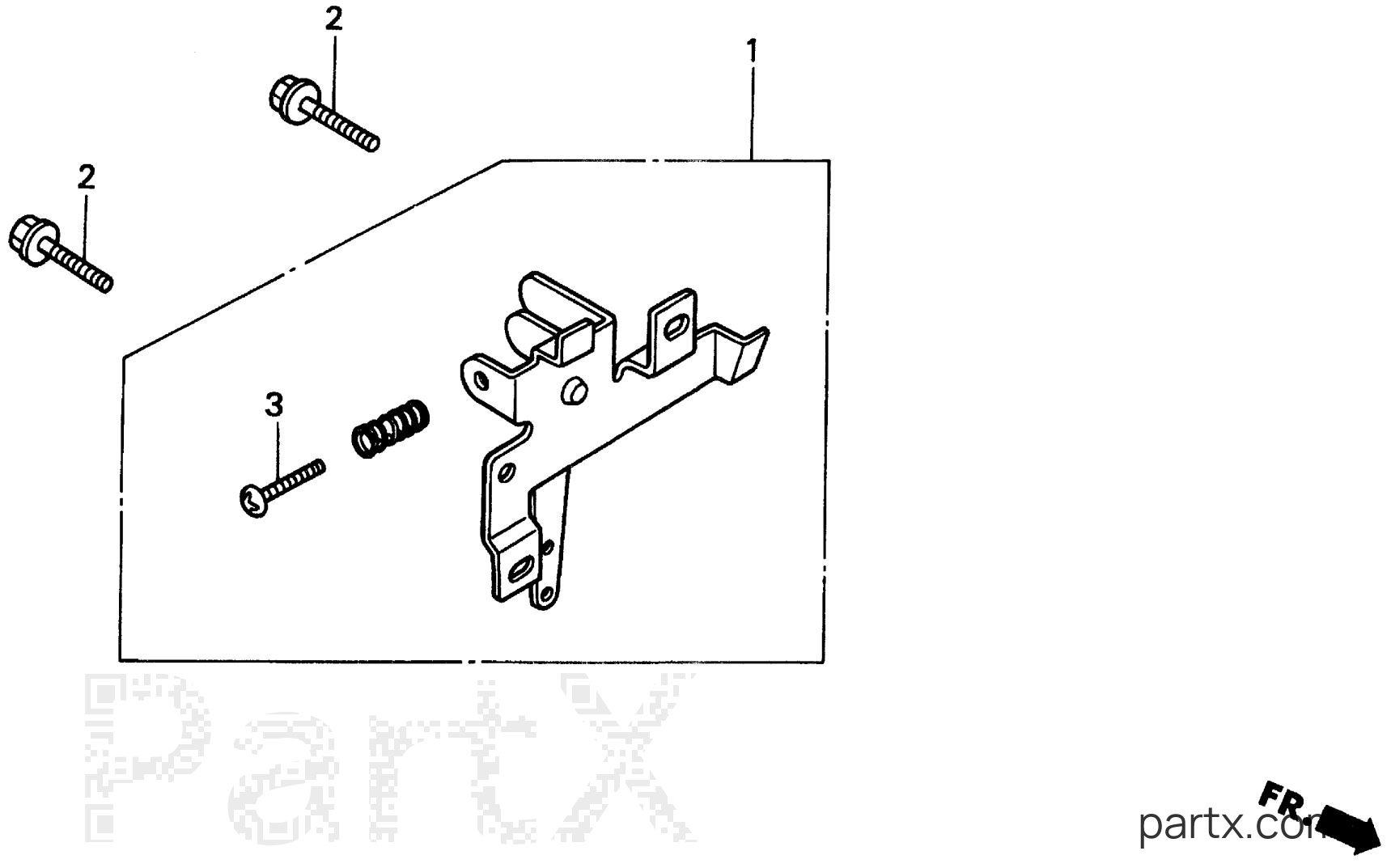 Honda EX1000 A - THROTTLE ADJUSTER
