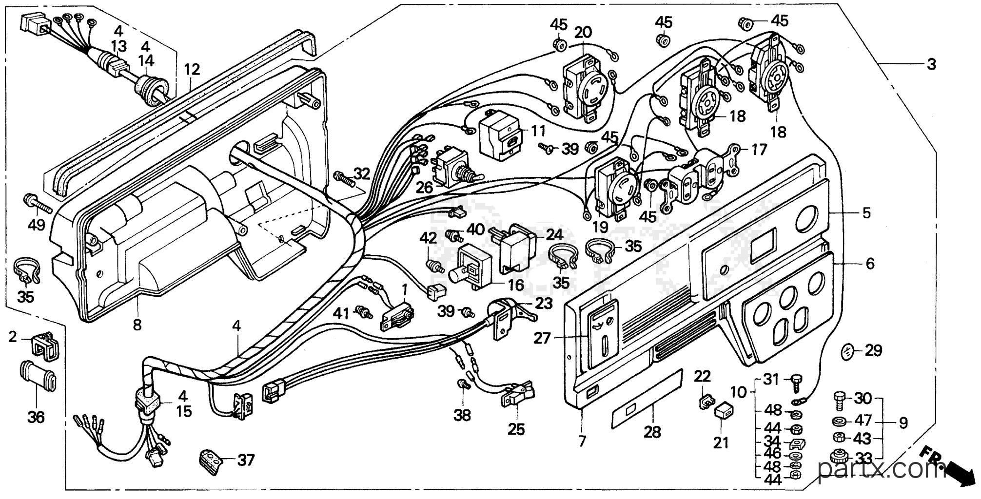 Honda EB5000X A - EB5000X CONTROL BOX