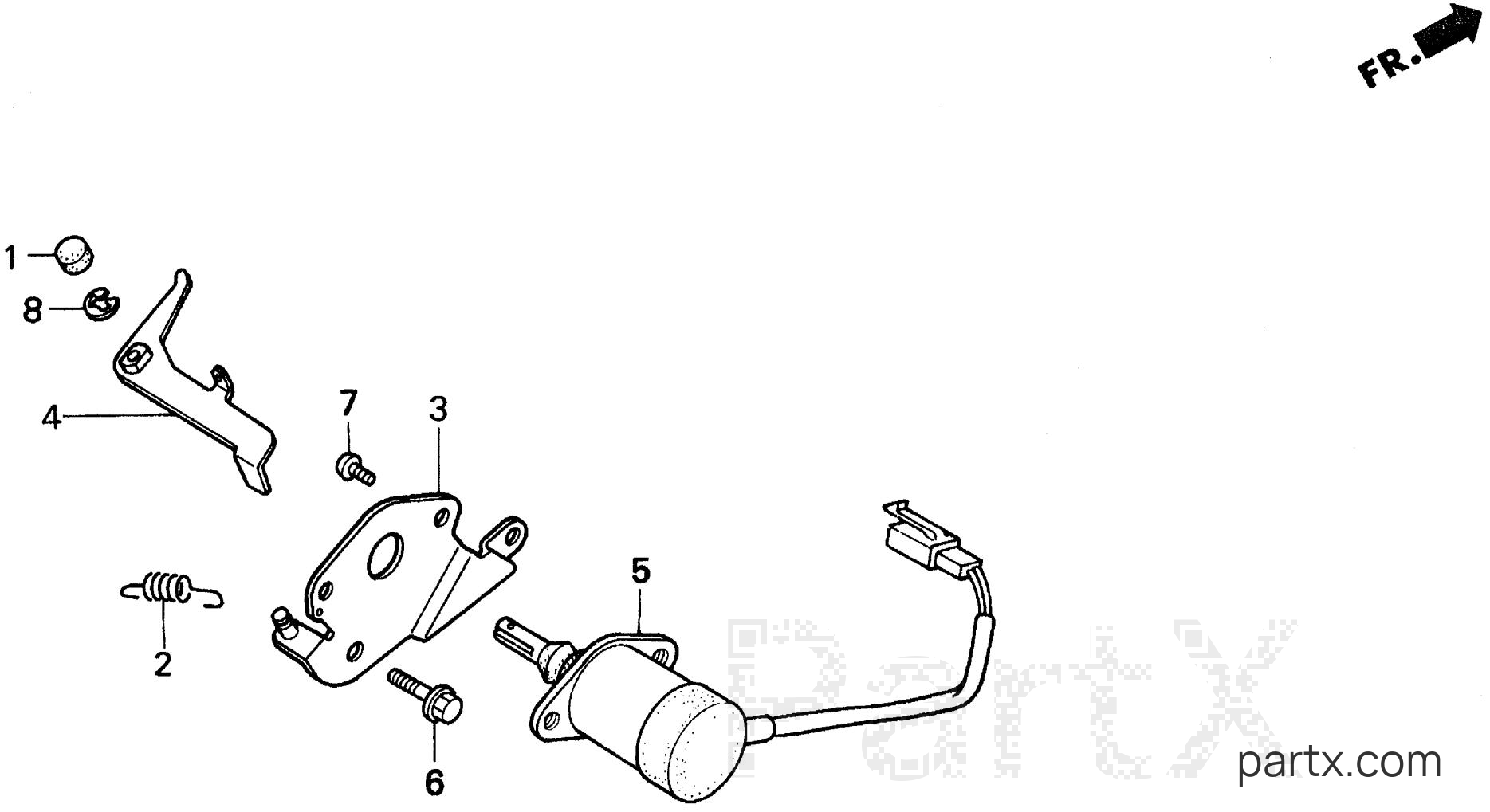Honda EM5000SX A - EM-SX/EB AUTO THROTTLE