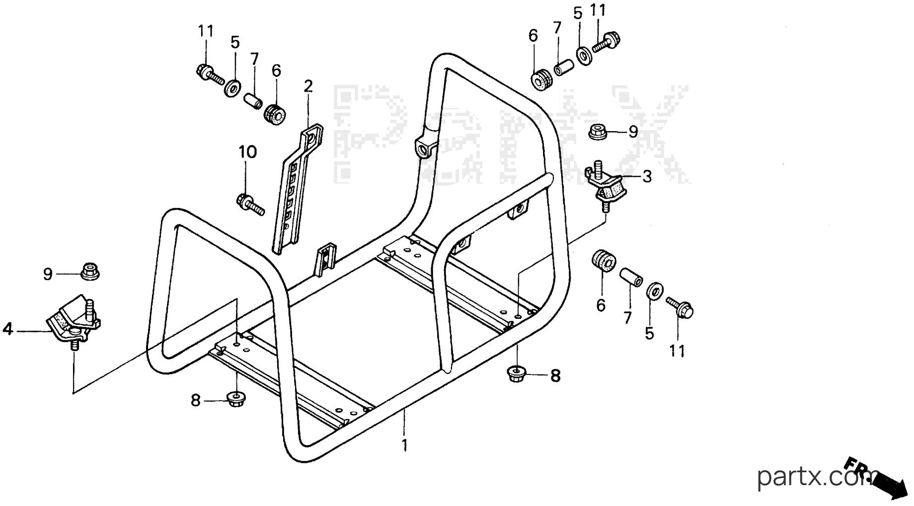 Honda EG5000X A - EG FRAME