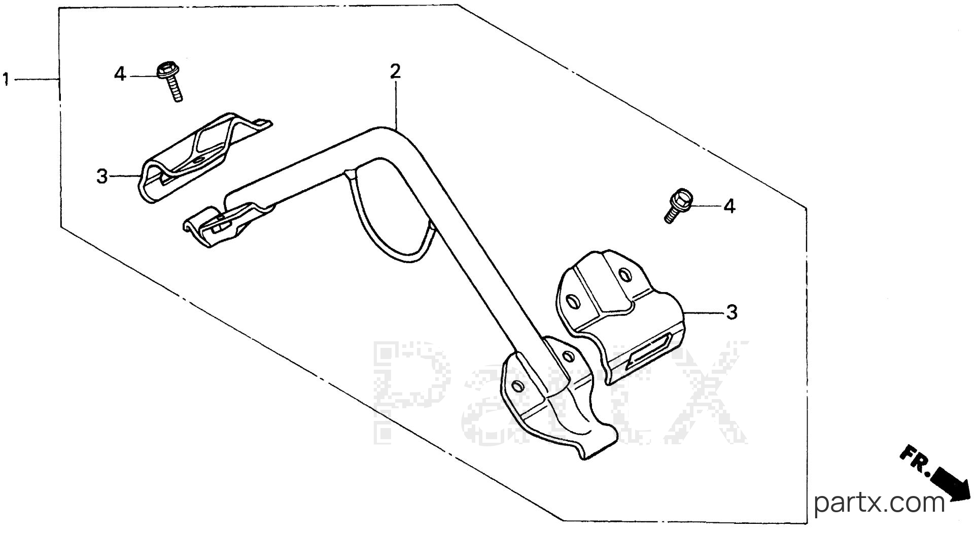 Honda EM5000X A - EM/EB HANGER