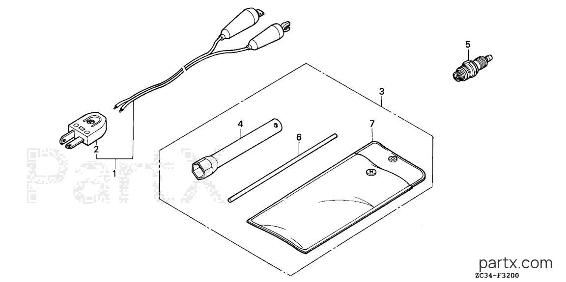 Honda EX350 A - TOOLS