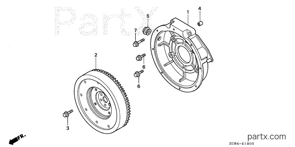 Honda EB12D AG - FLYWHEEL