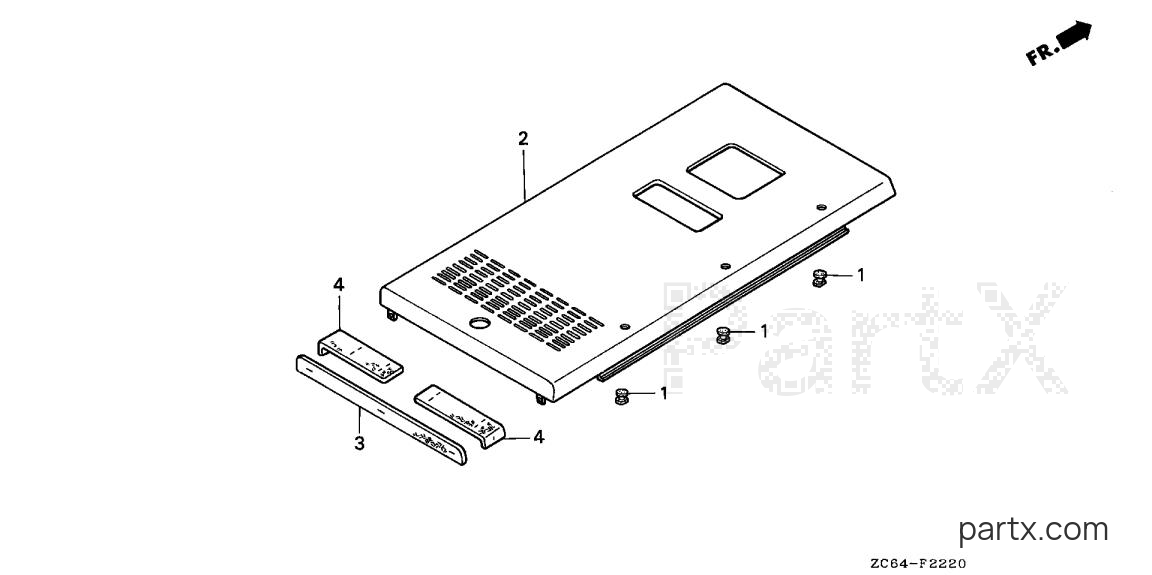 Honda EB12D A - UPPER COVER