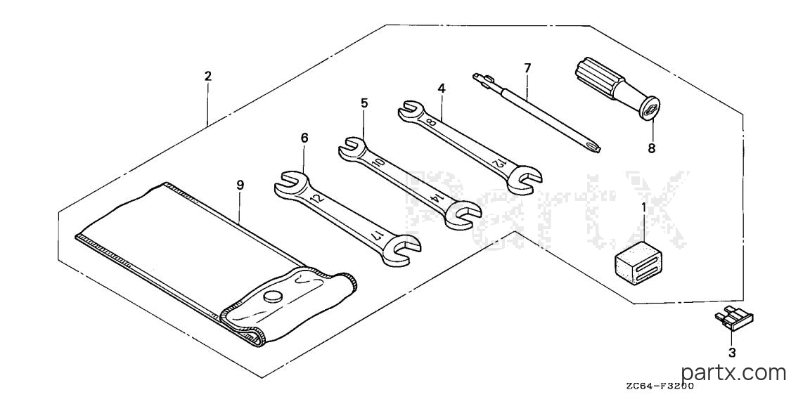 Honda EB12D AG - TOOLS