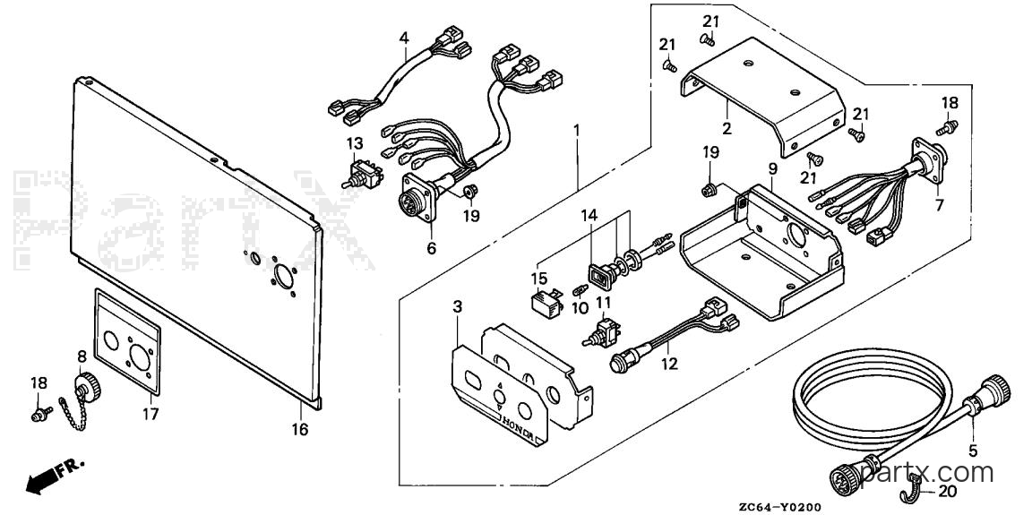 Honda EB12D AG - REMOTE CONTROL BOX