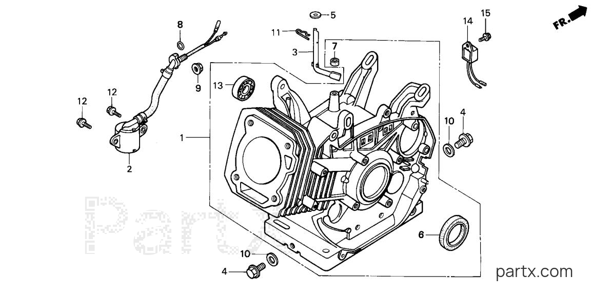 Honda EB6500SX A - CYLINDER