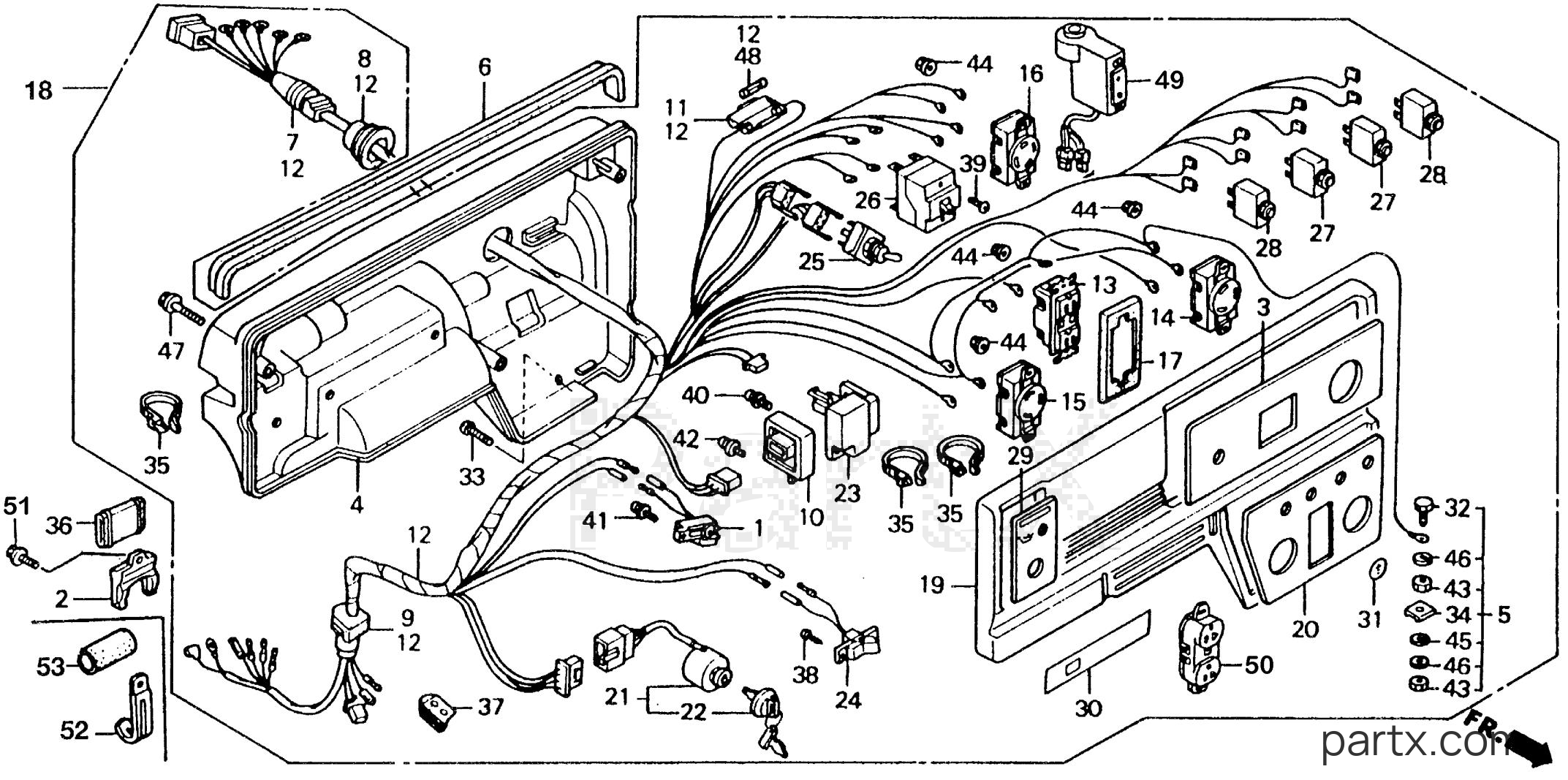 Honda EB6500SX A - CONTROL BOX