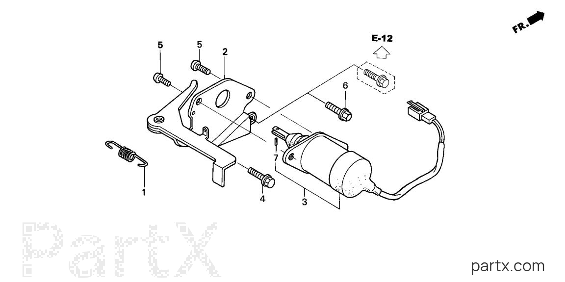 Honda EB6500SX A - AUTO THROTTLE