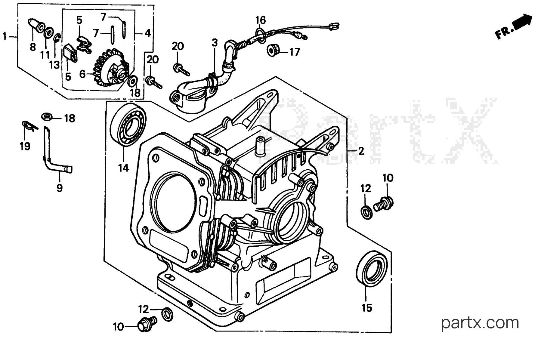 Honda EZ2500 A - CYLINDER