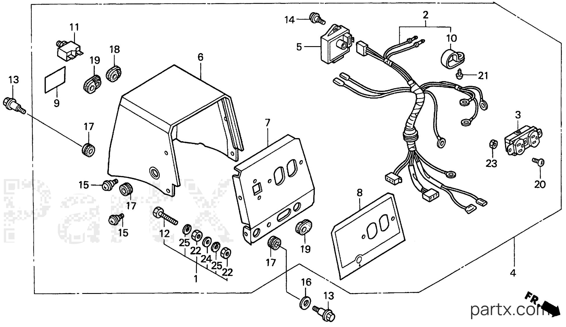 Honda EZ2500 A - CONTROL BOX