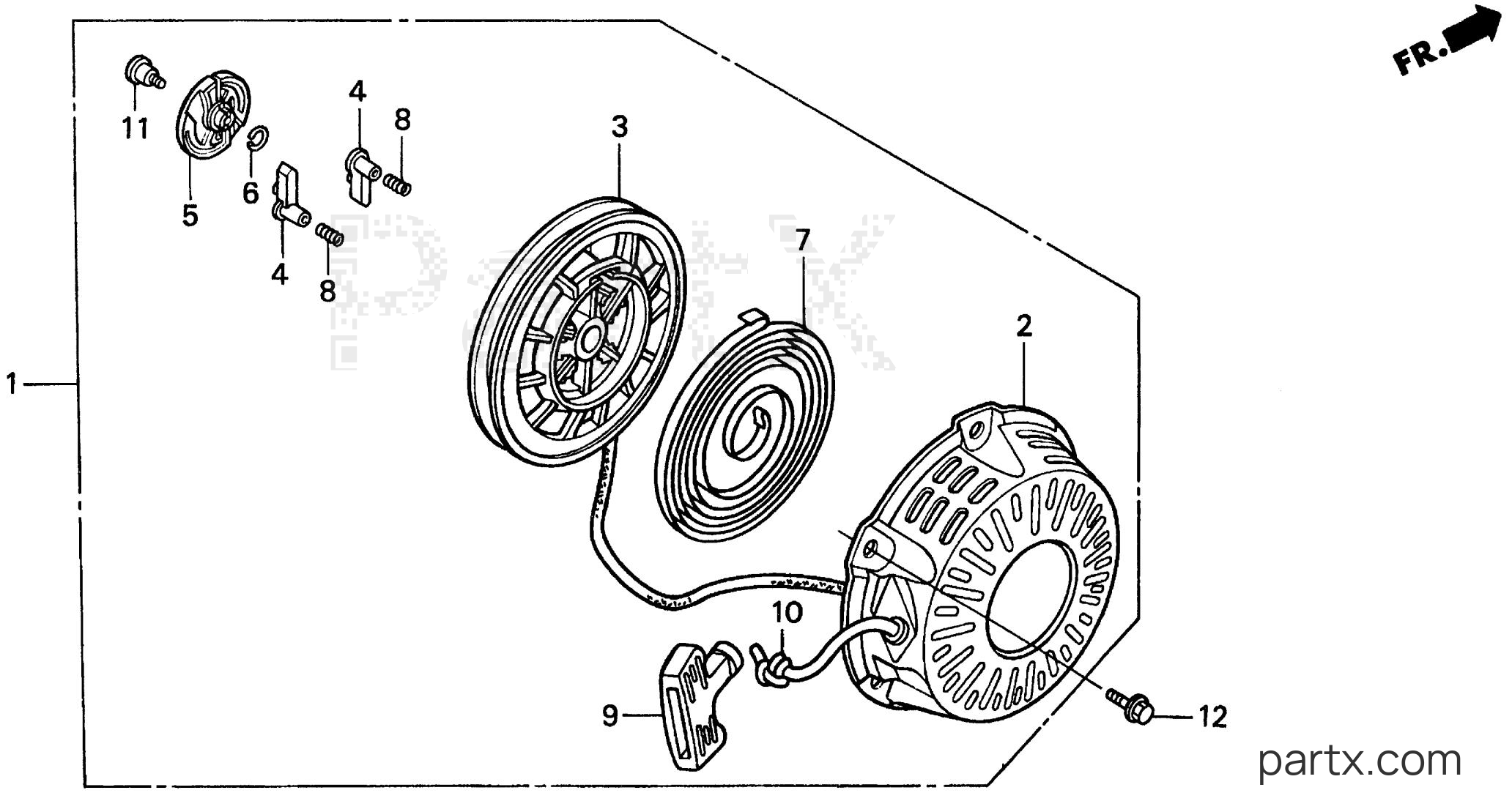 Honda EZ2500 A - RECOIL STARTER