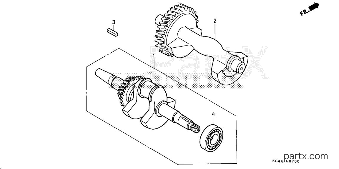 Honda EZ5000 A - CRANKSHAFT