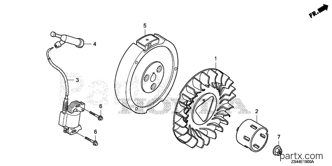 Honda EZ3500 A - FLYWHEEL