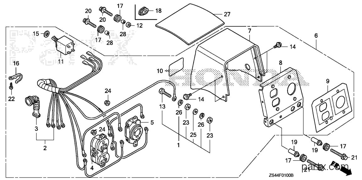 Honda EZ3500 A - CONTROL BOX (A)