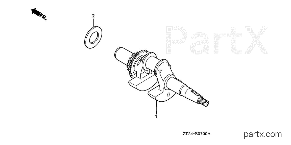 Honda EN2000 A - CRANKSHAFT