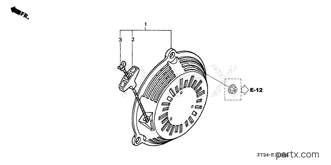 Honda EN2500 AN - RECOIL STARTER