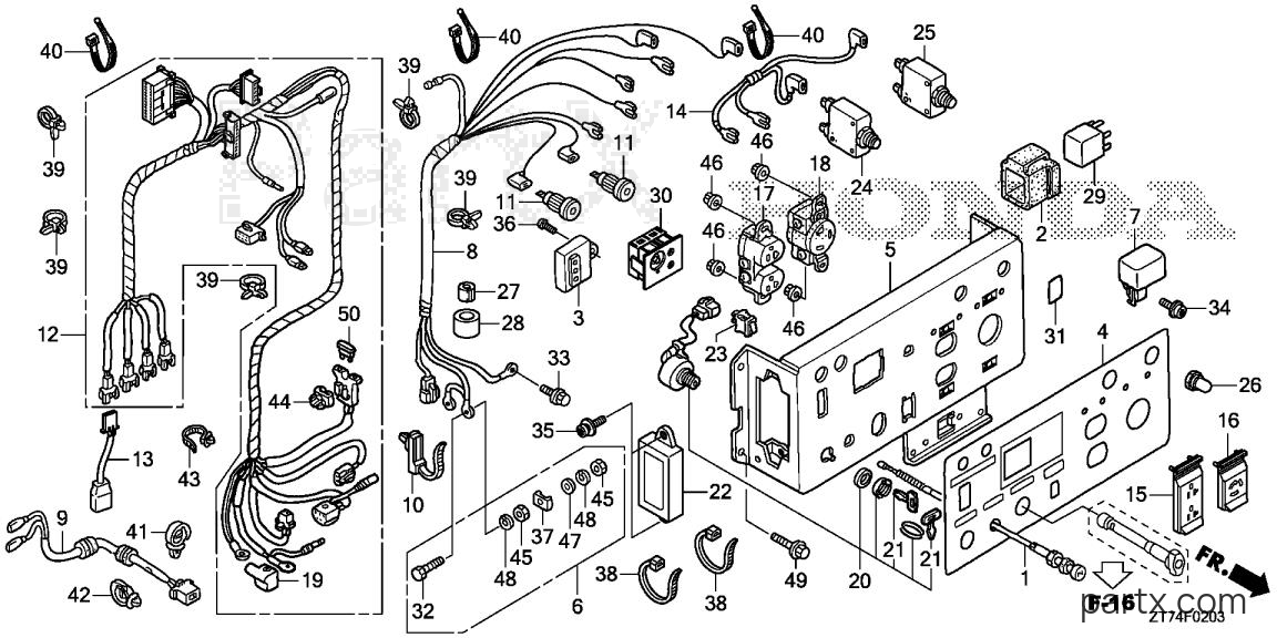 Honda EU3000IS1 AN - CONTROL PANEL (4)