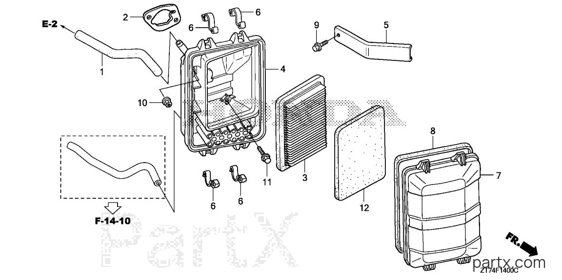 Honda EU3000IS AN - AIR CLEANER