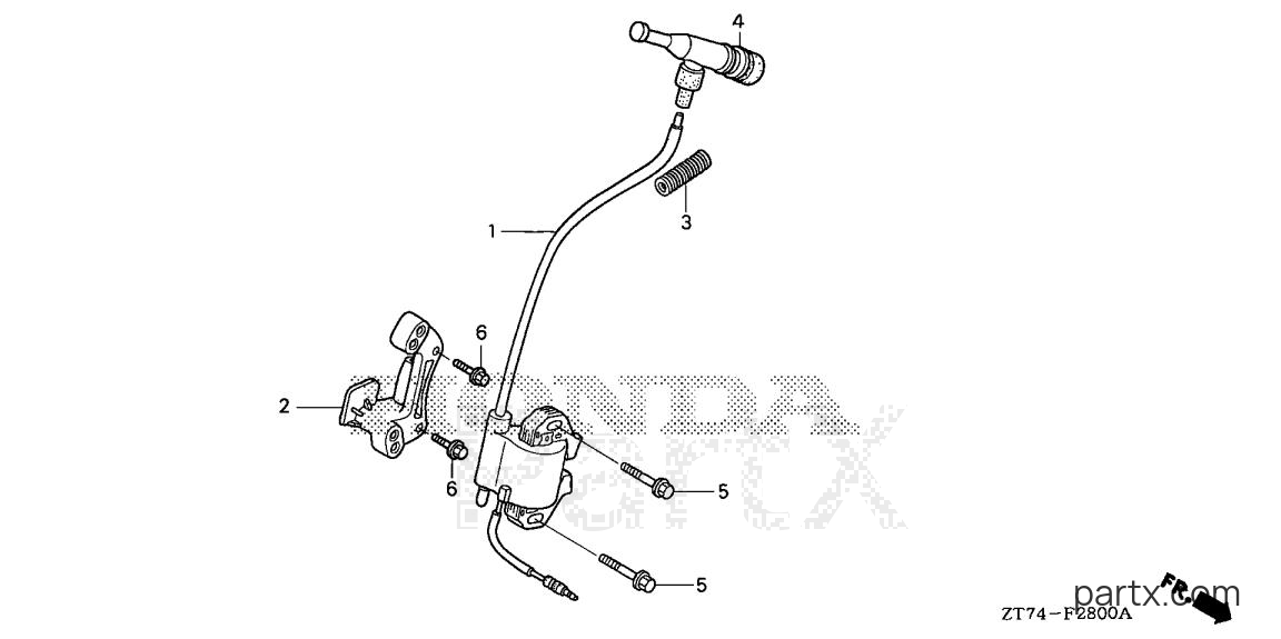 Honda EU3000IS AC - IGNITION COIL