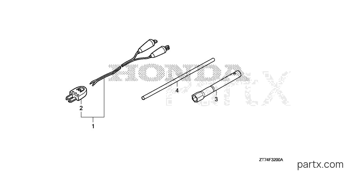 Honda EU3000IS A - RECEPTACLE PLUG - TOOL