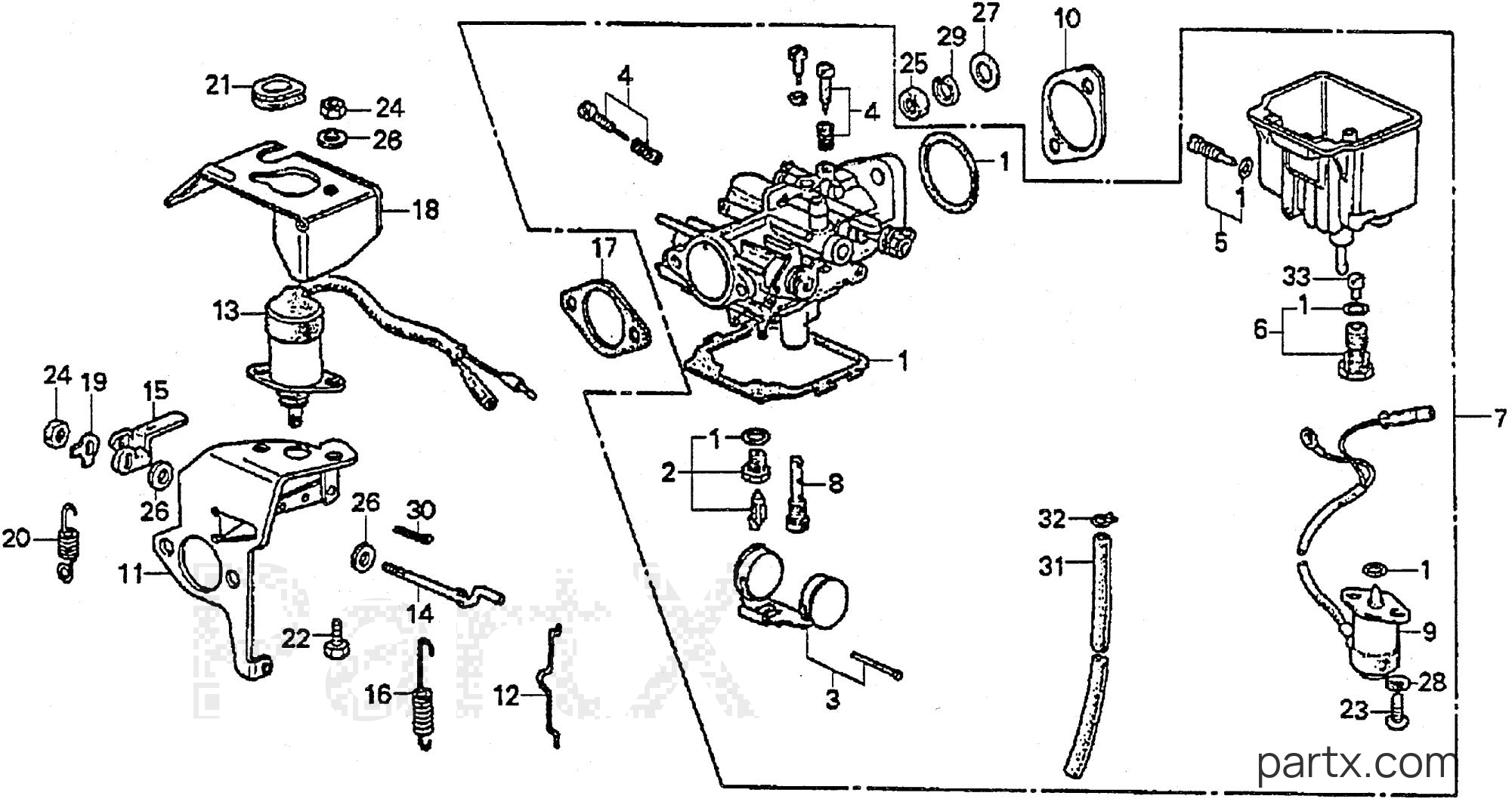 Honda ES3500 A - CARBURETOR