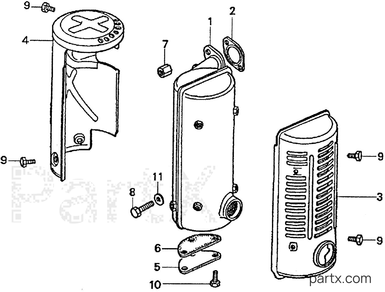 Honda ES3500 A - MUFFLER