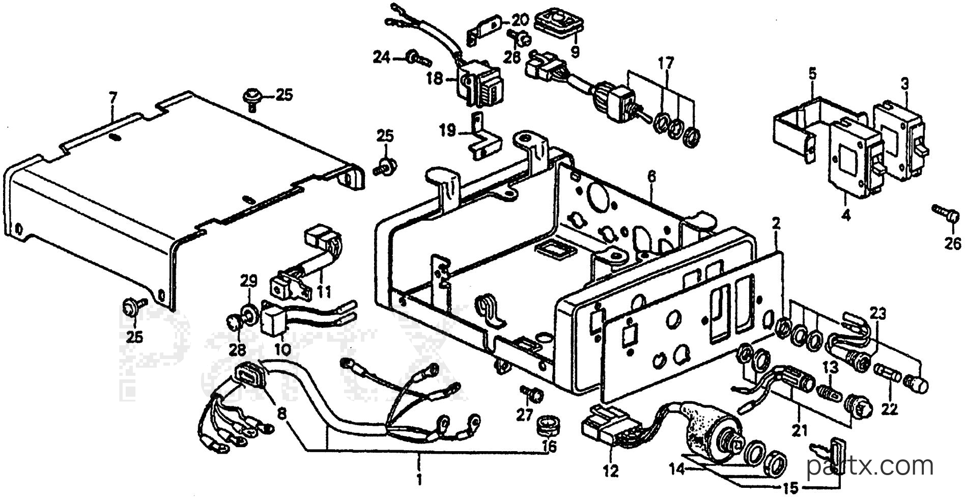 Honda ES3500 A - CIRCUIT BREAKER - ENGINE SWITCH