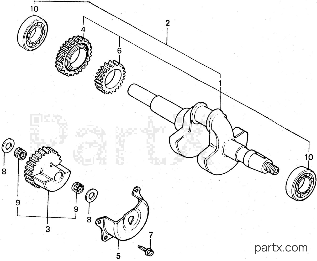 Honda ES3500K1 A - CRANKSHAFT