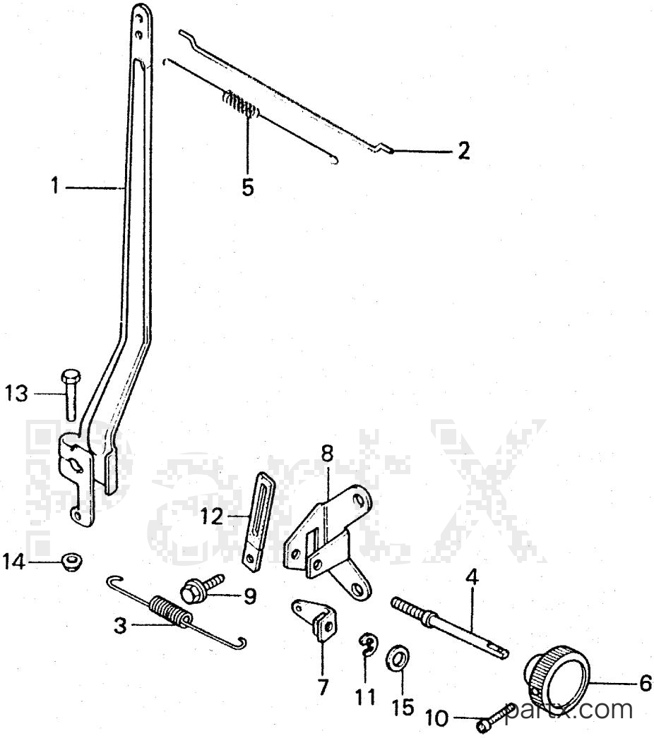 Honda E3500K2 A - GOVERNOR ARM - CONTROL PLATE