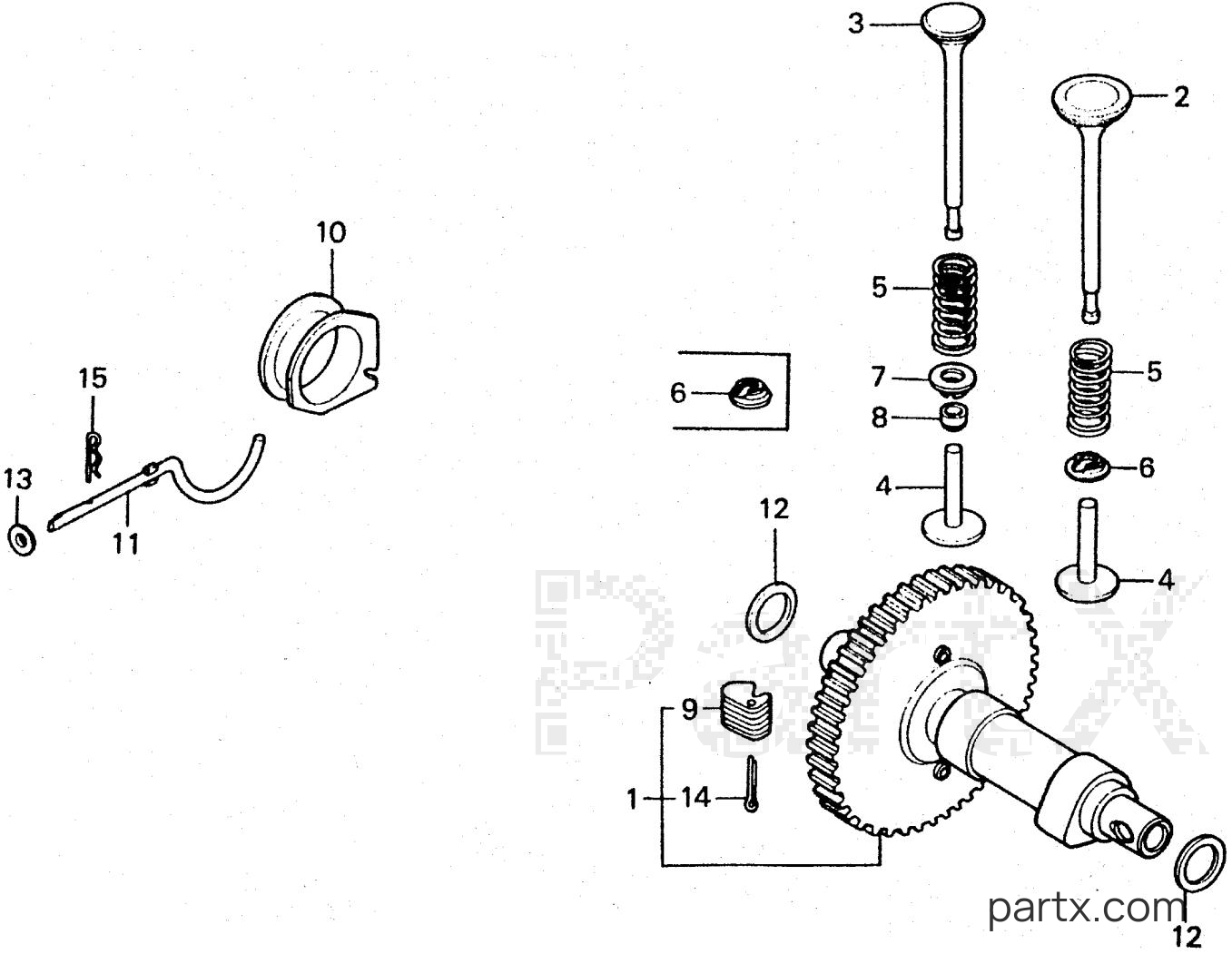 Honda E4500 A - CAMSHAFT