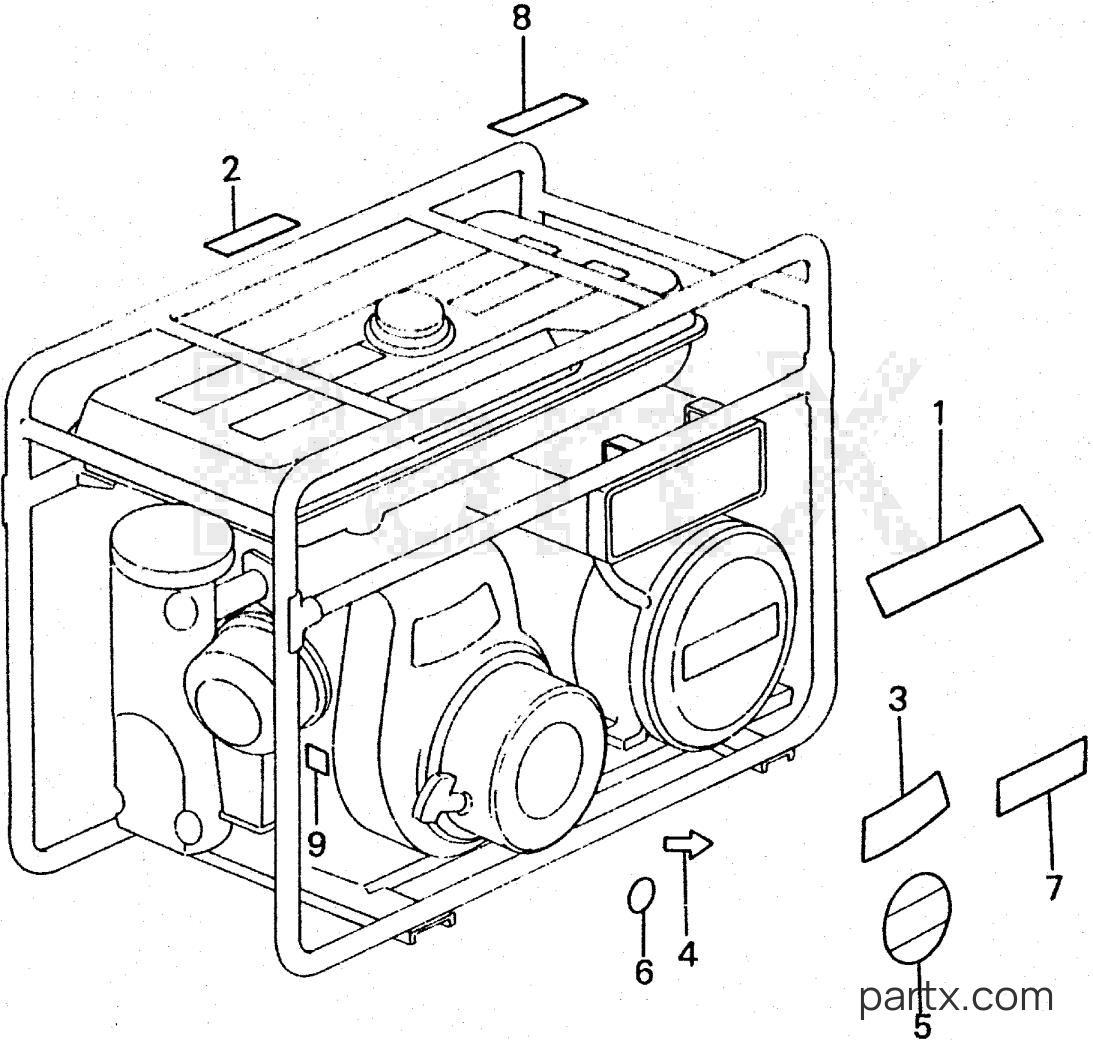Honda ES4500K1 A - MARKS