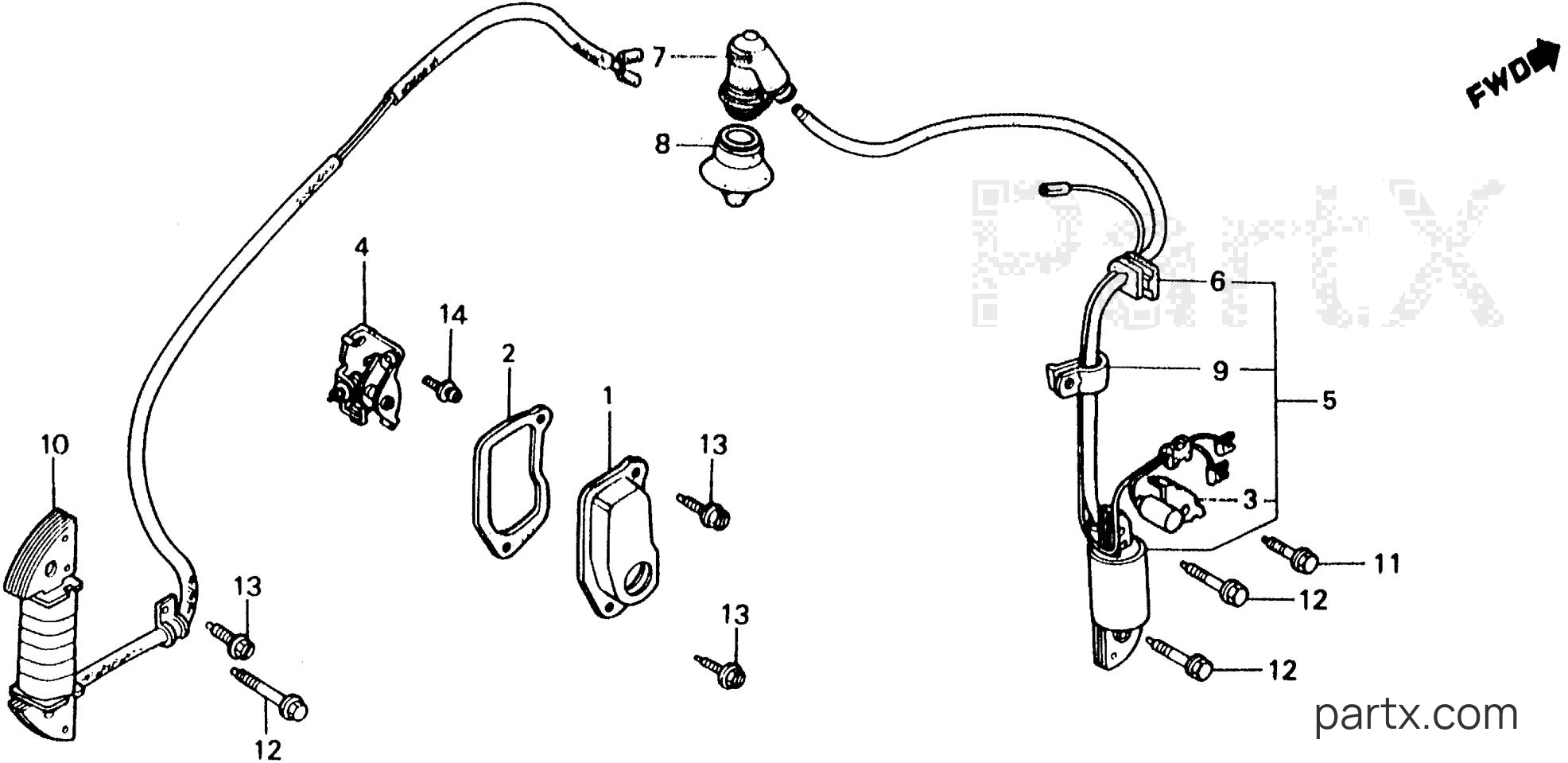 Honda EW170 A - IGNITION COIL