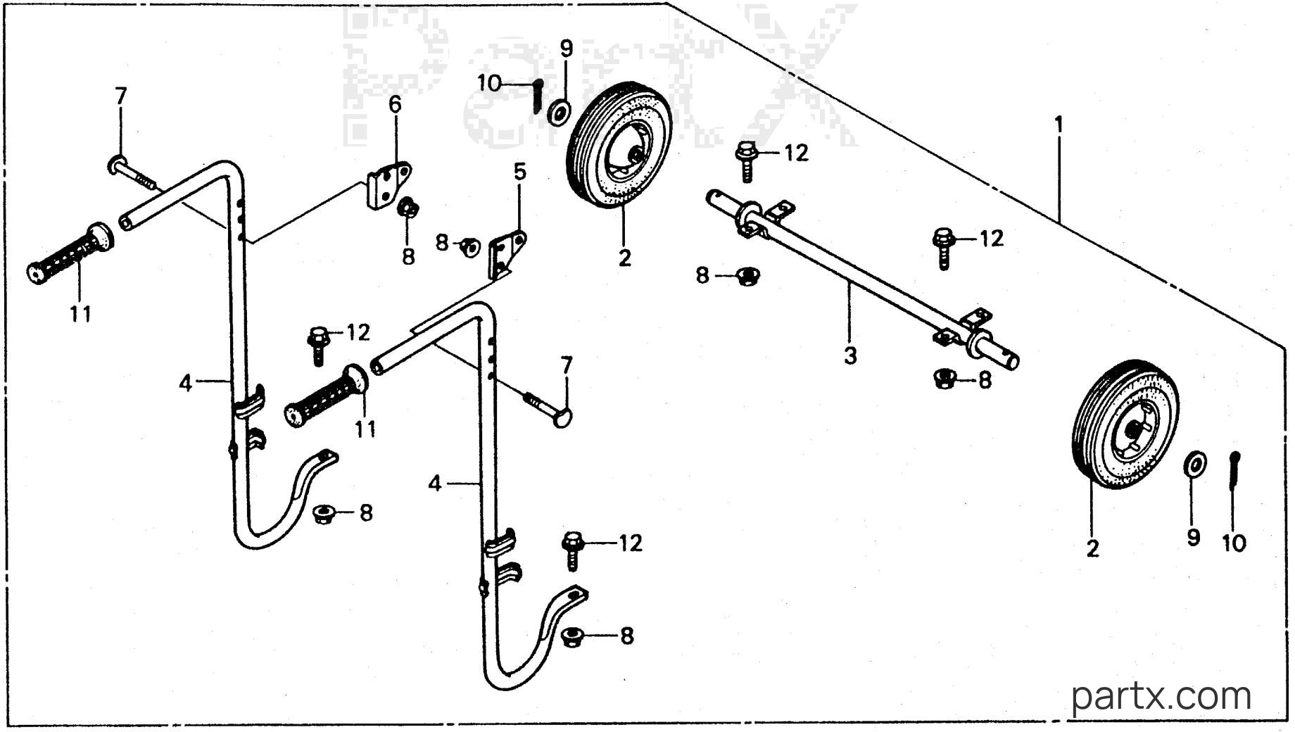Honda EW170 A - WHEEL