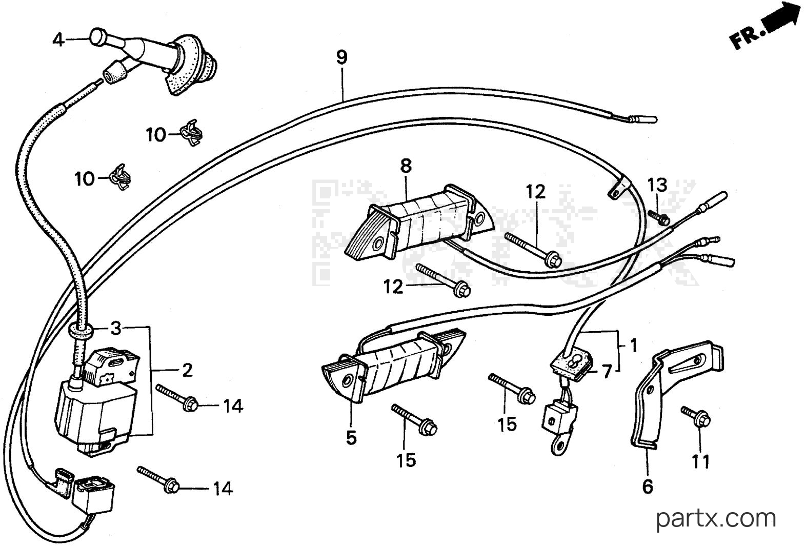 Honda EXW171S A - IGNITION COIL