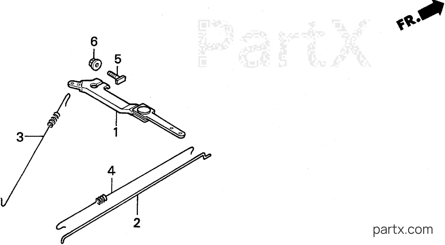 Honda EXW171S A - GOVERNOR ARM